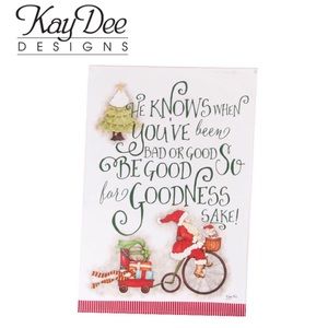 Kay Dee Designs Joy Hall Christmas Dish Towel